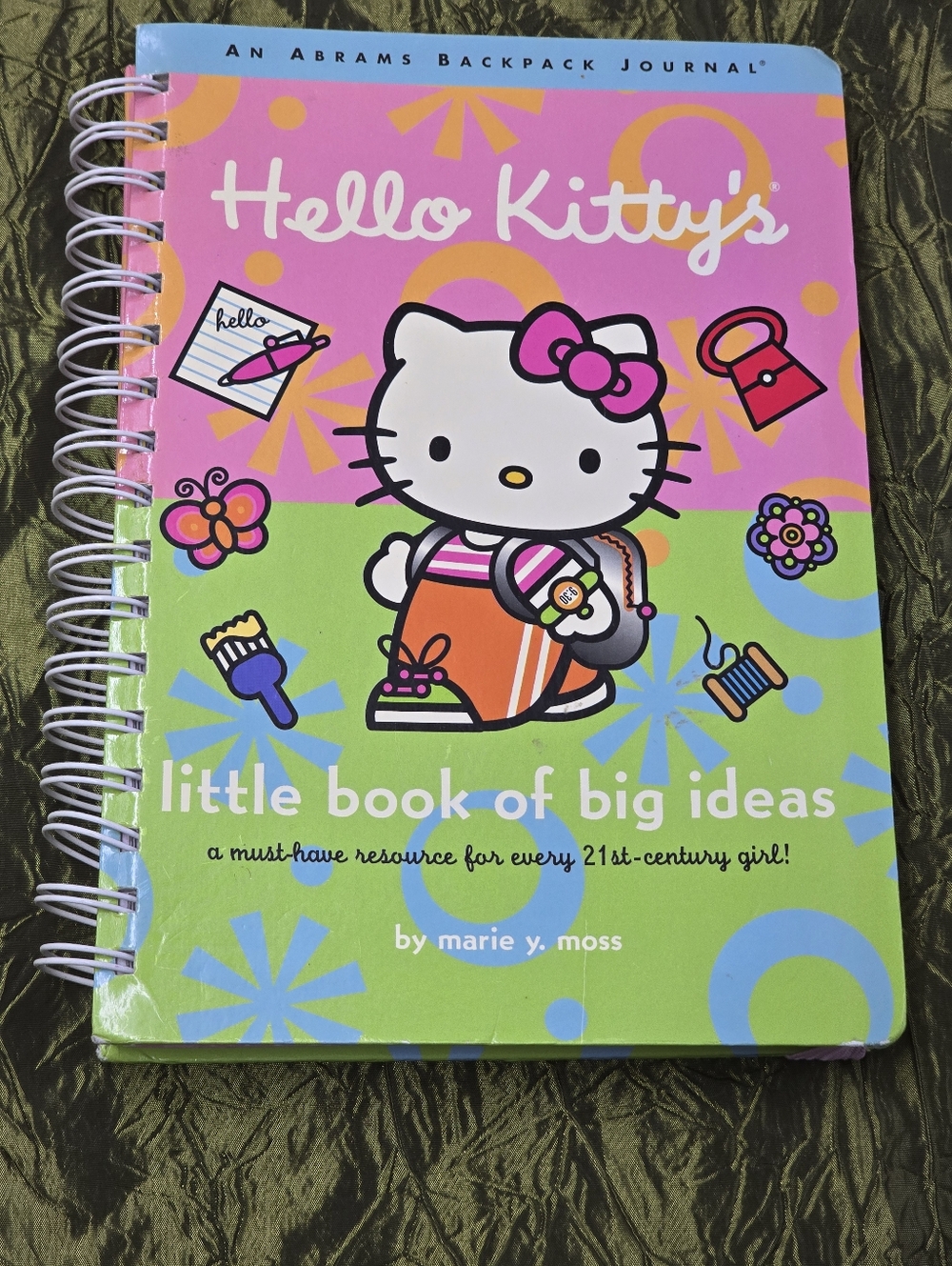 VTG Sanrio 2002 Hello Kitty's Little Book of Big Ideas~ RARE HTF Cover Style